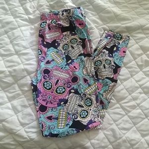 Sugar skull leggings
